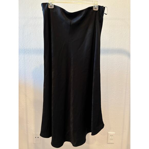 Bar III Midi Skirt Black Size  Large New - Picture 5 of 5
